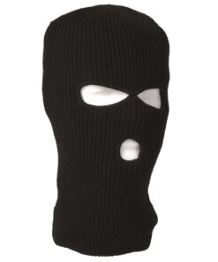 MIL-TEC 3-HOLE ACRLYIC BALACLAVA BLACK