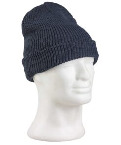 DARK BLUE ACRYLIC WATCH CAP