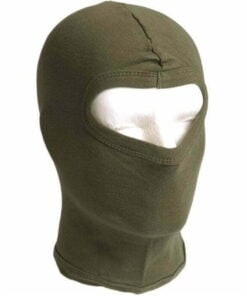 BALAKLAVA OD ONE-HOLE FINE-RIBBED COTTON