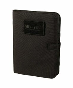 MIL-TEC BLACK TACTICAL NOTEBOOK MEDIUM