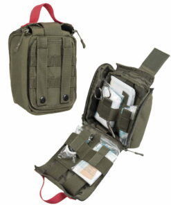Alternative view of MIL-TEC APTIECIŅA IFAK POUCH 25TLG LASER CUT - OLIVE