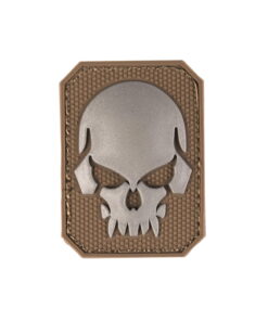 MIL-TEC PVC UZŠUVE/PATCH DARK COYOTE GALVASKAUSS 5,5 x 4 cm