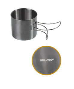 Alternative view of STAINLESS STEEL MUG 600ML (WIRE HANDLE) MIL-TEC