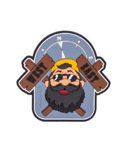 "Beardman OUTBACK" PATCH PVC (GREY) HELIKON-TEX