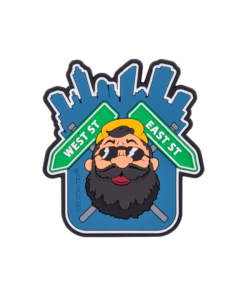 "Beardman URBAN" PATCH PVC (BLUE) HELIKON-TEX