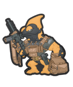 UZŠUVE CHAMELEON FIREARM INSTRUCTOR PATCH (MELNA/DZELTENA)