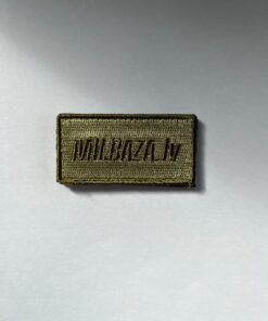 PATCH 60X30MM "MILBAZA.LV" (VELCRO)