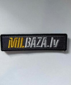 PATCH 80X20MM "MILBAZA.LV" (VELCRO)