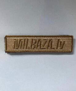 PATCH 80X20MM "MILBAZA.LV" (VELCRO)