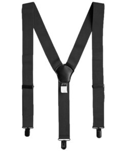 SUSPENDERS WITH CLIP (BLACK) MIL-TEC