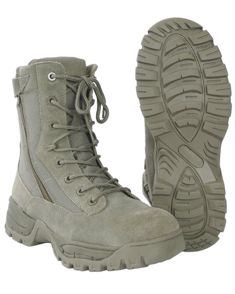 MIL TEC TAKTISKIE Z BAKI FOLIAGE TACTICAL BOOTS TWO ZIP MILBAZA 