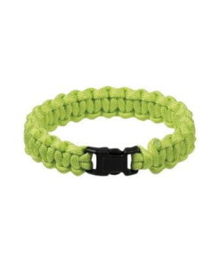 MIL-TEC GREEN 15MM PARA BRAC. W. PLASTIC CLOSURE