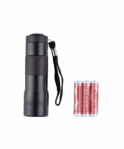 MIL-TEC BLACK 12 LED (3AAA) FLASHLIGHT