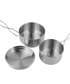 MIL-TEC CZECH 3-PC. STAINLESS STEEL MESS KIT