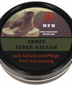 Alternative view of MFH Leather Balsam "Army" colourless 150 ml can