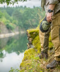 Alternative view of HELIKON-TEX HYBRID OUTBACK PANTS® - DuraCanvas® - Ash Grey / Black A