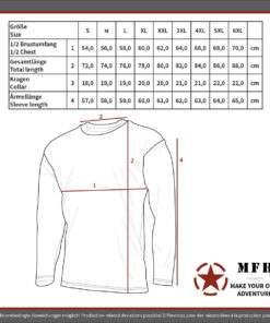 Alternative view of ЛЕТНЯЯ МОРСКАЯ РУБАШКА MFH С ДЛИННЫМ РУКАВОМ