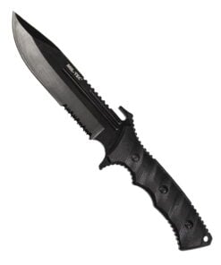 MIL-TEC KNIFE BLACK G10 COMBAT