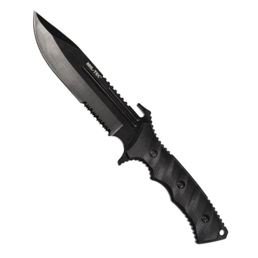 MIL-TEC KNIFE BLACK G10 COMBAT