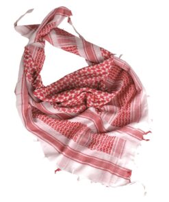 MIL-TEC ШАРФ БЕЛЫЙ/КРАСНЫЙ ШАРФ SHEMAGH