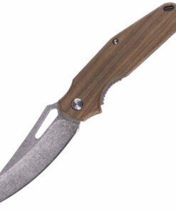 MIL-TEC NAZIS WOOD FOLDING KNIFE WITH STEEL BLADE