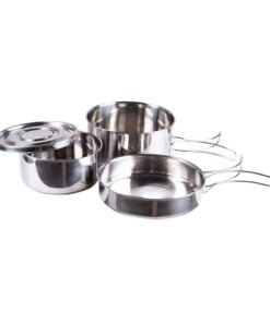 MIL-TEC COOK SET STAINLESS STEEL 4-PCS.