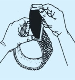 Alternative view of Bleeding tourniquet (green)