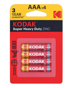 KODAK BATTERIES ZINC AAA (PACK OF 4)