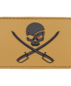 MFH UZŠUVE HOOK-AND-LOOP PATCH "SKULL WITH SWORDS"