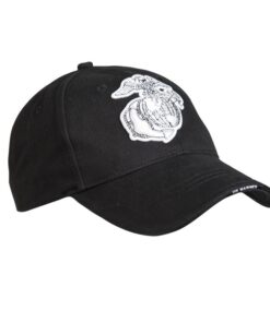 MIL-TEC БЕЙСБОЛКА BLACK ′MARINES′ SANDWICH BASEBALL CAP