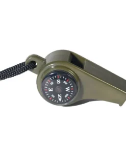 MIL-TEC PLASTIC WHISTLE W.COMPASS A.THERMOMETER