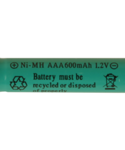 Alternative view of UZLĀDĒJAMAS BATERIJAS 2GAB. AAA 1,2V 600MAH