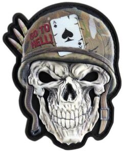 M-TAC PATCH HELMET SKULL (OLIVE)