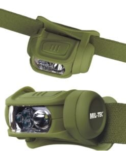 MIL-TEC 4-COLOUR HEAD TORCH