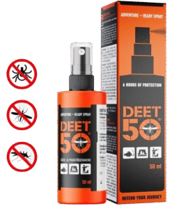 PRETODU/ĒRČU AEROSOLS ''DEET 50'', 50 ML – ĪPAŠI SPĒCĪGS REPELENTS