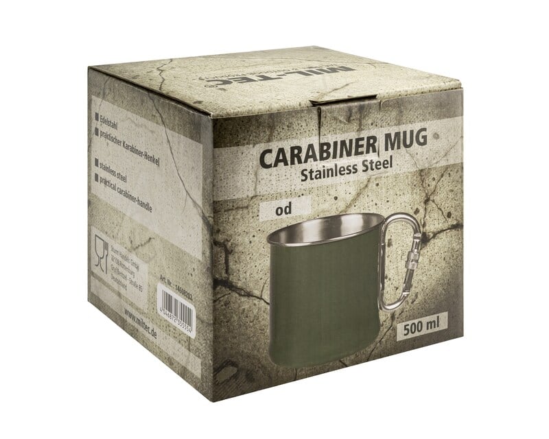 MIL-TEC CEĻOJUMA KRŪZE AR KARABĪNI 500 ML - Image 4